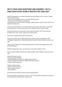 NR 511 FINAL EXAM QUESTIONS AND ANSWERS &vert; NR 511 FINAL EXAM STUDY GUIDE & PRACTICE TEST 2026&sol;2027