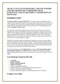 NEA-BC ACTUAL EXAM &lbrack;QUESTION 1- 200&rsqb; AND ANSWERS &NewLine;UPDATED 2026&sol;2027&vert; 100&percnt; VERIFIED&vert;DETAILED &NewLine;RATIONALES &ndash;PASS GUARANTEED A&plus; GRADED &vert;INSTANT &NewLine;DOWNLOAD 