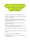FDNY COF P-98 EXAM STUDY GUIDE &NewLine;2026&sol;2027 ACCURATE QUESTIONS WITH &NewLine;CORRECT DETAILED SOLUTIONS &vert;&vert; &NewLine;100&percnt; GUARANTEED PASS &NewLine;<NEWEST VERSION> 