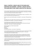 EXAM 1 CHAPTER 11 HEALTH CARE OF THE OLDER ADULT QUESTIONS AND ANSWERS &vert; CHAPTER 11 HEALTH CARE OF THE OLDER ADULT STUDY GUIDE & PRACTICE TEST 2026&sol;2027