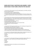 OLDER ADULTS EXAM 2 QUESTIONS AND ANSWERS &vert; OLDER ADULTS EXAM 2 STUDY GUIDE & PRACTICE TEST 2026&sol;2027