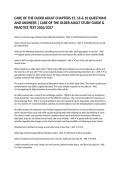 CARE OF THE OLDER ADULT CHAPTERS 15&comma; 16 & 10 QUESTIONS AND ANSWERS &vert; CARE OF THE OLDER ADULT STUDY GUIDE & PRACTICE TEST 2026&sol;2027