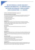 NR 599 MODULE 2 EXAM 2026&sol;2027 &vert; NURSING INFORMATICS &vert; 40 VERIFIED Q&A &vert; DETAILED RATIONALES &vert; NGN-ALIGNED &vert; PASS GUARANTEED &ndash; A&plus; GRADED