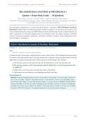 BIO 1100 A&P I Quarter 1 Exam Study Guide 2026&sol;2027 &vert; Galen College of Nursing &vert; 34 Questions&NewLine;&NewLine;