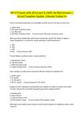 API 571 Exam with all Correct & 100&percnt; Verified Answers &vert;Actual Complete Update &vert;Already Graded A&plus;