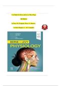 Test Bank for Berne and Levy Physiology 8th Edition by Bruce M&period; Koeppen&comma; Bruce A&period; Stanton&comma; Julianne M&period; Hall and Agnieszka Swiatecka-Urban &vert; Comprehensive Physiology Exam Prep &vert; Questions and Answers