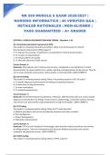 NR 599 MODULE 6 EXAM 2026&sol;2027 &vert; NURSING INFORMATICS &vert; 40 VERIFIED Q&A &vert; DETAILED RATIONALES &vert; NGN-ALIGNED &vert; PASS GUARANTEED &ndash; A&plus; GRADED