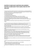 CHAPTER 25 OLDER ADULT QUESTIONS AND ANSWERS &vert; CHAPTER 25 OLDER ADULT STUDY GUIDE & PRACTICE TEST 2026&sol;2027