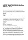 THE OLDER ADULT FINAL FINAL EXAM QUESTIONS AND ANSWERS &vert; THE OLDER ADULT FINAL EXAM STUDY GUIDE & PRACTICE TEST 2026&sol;2027