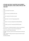 UTA NURS 3632 EXAM 3 QUESTIONS AND ANSWERS &vert; UTA NURS 3632 EXAM 3 STUDY GUIDE & PRACTICE TEST 2026&sol;2027