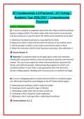 ATI Fundamentals Proctored Exam 2026-  ATI Fundamentals Proctored Retake  COMPLETE EXAM 