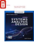 Test Bank for Systems Analysis and Design 12th Edition &vert; Scott Tilley &vert; Chapters 1&ndash;12 Complete Practice Questions with Answers
