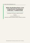 Relias Dysrhythmia Basic A Test&NewLine;&vert; Relias Learning&NewLine;&vert; Academic Year 2026&sol;2027&NewLine;&vert; Comprehensive Competency Examination&NewLine;&vert; 55 Verified Items and Correct Answer Rationales