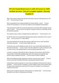 API 510 Closed Book Exam A with all Correct & 100&percnt; Verified Answers &vert;Actual Complete Update &vert;Already Graded A&plus;
