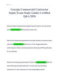 Georgia Commercial Contractor&NewLine;Septic Exam Study Guide&vert; Certified&NewLine;Q&A 2026