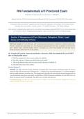 ATI RN FUNDAMENTALS PROCTORED ACTUAL EXAM 2026&sol;2027 &vert; 3 Versions Complete Bundle Package Deal &vert; Verified Q&A &vert; Pass Guaranteed - A&plus; Graded