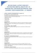 NR 606 EXAM 4 LATEST 2026&sol;2027 &vert; PSYCHIATRIC MENTAL HEALTH NP &vert; 40 VERIFIED Q&A &vert; DETAILED RATIONALES &vert; NGN-ALIGNED &vert; PASS GUARANTEED &ndash; A&plus; GRADED