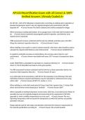 API 653 Recertification Exam with all Correct & 100&percnt; Verified Answers &vert;Already Graded A&plus;