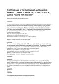 CHAPTER 8 CARE OF THE OLDER ADULT QUESTIONS AND ANSWERS &vert; CHAPTER 8 CARE OF THE OLDER ADULT STUDY GUIDE & PRACTICE TEST 2026&sol;2027