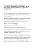 314 EXAM 3 CARE OF THE OLDER ADULT QUESTIONS AND ANSWERS &vert; 314 EXAM 3 CARE OF THE OLDER ADULT STUDY GUIDE & PRACTICE TEST 2026&sol;2027