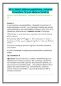 NR 511 Week 4 Midterm Comprehensive &ndash; Advanced &NewLine;Primary Care&colon; Focus on Adults and Geriatrics