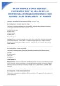  NR 606 MODULE 3 EXAM 2026&sol;2027 &vert; PSYCHIATRIC MENTAL HEALTH NP &vert; 40 VERIFIED Q&A &vert; DETAILED RATIONALES &vert; NGN-ALIGNED &vert; PASS GUARANTEED &ndash; A&plus; GRADED