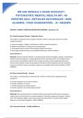 NR 606 MODULE 5 EXAM 2026&sol;2027 &vert; PSYCHIATRIC MENTAL HEALTH NP &vert; 40 VERIFIED Q&A &vert; DETAILED RATIONALES &vert; NGN-ALIGNED &vert; PASS GUARANTEED &ndash; A&plus; GRADED