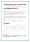 NRNP 6560 Advanced Nursing Care of Adults and Older &NewLine;Adults Final &ndash; Walden University