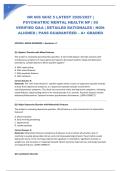 NR 606 QUIZ 5 LATEST 2026&sol;2027 &vert; PSYCHIATRIC MENTAL HEALTH NP &vert; 50 VERIFIED Q&A &vert; DETAILED RATIONALES &vert; NGN-ALIGNED &vert; PASS GUARANTEED &ndash; A&plus; GRADED