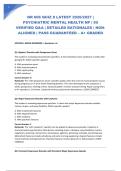 NR 606 QUIZ 8 LATEST 2026&sol;2027 &vert; PSYCHIATRIC MENTAL HEALTH NP &vert; 50 VERIFIED Q&A &vert; DETAILED RATIONALES &vert; NGN-ALIGNED &vert; PASS GUARANTEED &ndash; A&plus; GRADED