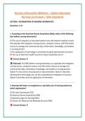 Nursing Informatics Midterm &ndash; Higher Education &NewLine;Nursing Curriculum &sol; ANA Standards