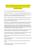 Sales and Services Associate Academy Exam with All Correct & 100&percnt; Verified Answers &vert;Latest Version &vert;Already Graded A&plus;