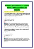 Paramedic Readiness Exam 5 &vert; Focused &NewLine;Review &sol; NREMT &vert; Academic Year &NewLine;2026&sol;2027