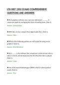 UTA INSY 2303 EXAMS COMPREHENSIVE&NewLine;QUESTIONS AND ANSWERS&NewLine;
