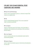 UTA INSY 2303 EXAMS ESSENTIAL STUDY&NewLine;QUESTIONS AND ANSWERS