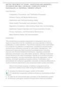 WATER TREATMENT OIT EXAM &ndash; QUESTIONS AND ANSWERS &vert; &NewLine;ACCURATE AND WELL DETAILED 
