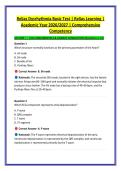 Relias Dysrhythmia Basic Test &vert; Relias Learning &vert; &NewLine;Academic Year 2026&sol;2027 &vert; Comprehensive &NewLine;Competency