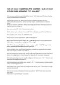 NUR 445 EXAM 3 QUESTIONS AND ANSWERS &vert; NUR 445 EXAM 3 STUDY GUIDE & PRACTICE TEST 2026&sol;2027