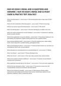 NUR 445 EXAM 2 RENAL AND GI QUESTIONS AND ANSWERS &vert; NUR 445 EXAM 2 RENAL AND GI STUDY GUIDE & PRACTICE TEST 2026&sol;2027