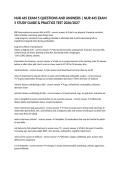 NUR 445 EXAM 5 QUESTIONS AND ANSWERS &vert; NUR 445 EXAM 5 STUDY GUIDE & PRACTICE TEST 2026&sol;2027