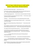 SPMT 217 Exam 3 With All Correct & 100&percnt; Verified Answers &vert;Latest Version &vert;Already Graded A&plus;