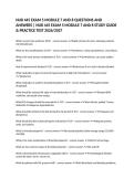 NUR 445 EXAM 5 MODULE 7 AND 8 QUESTIONS AND ANSWERS &vert; NUR 445 EXAM 5 MODULE 7 AND 8 STUDY GUIDE & PRACTICE TEST 2026&sol;2027