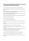 NUR 445 EXAM 3 QUESTIONS AND ANSWERS &vert; NUR 445 EXAM 3 STUDY GUIDE & PRACTICE TEST 2026&sol;2027