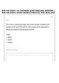 NUR 445 EXAM 4 &num;4 TESTBANK QUESTIONS AND ANSWERS &vert; NUR 445 EXAM 4 STUDY GUIDE & PRACTICE TEST 2026&sol;2027