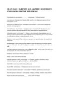 NUR 445 PACKAGE DEAL QUESTIONS AND ANSWERS &vert; NUR 445 COMPLETE STUDY GUIDE & PRACTICE TEST 2026&sol;2027