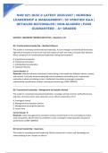 NUR 621 QUIZ 8 LATEST 2026&sol;2027 &vert; NURSING LEADERSHIP & MANAGEMENT &vert; 50 VERIFIED Q&A &vert; DETAILED RATIONALES &vert; NGN-ALIGNED &vert; PASS GUARANTEED &ndash; A&plus; GRADED