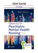 Essentials of Psychiatric Mental Health Nursing 8th Edition Test Bank &vert; F&period;A&period; Davis