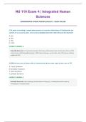 NU 110 Exam 4 &lpar;PDF&rpar; &vert; 2026&sol;27 Integrated Human Sciences Comprehensive Science Review &vert; Instant PDF