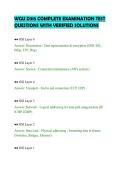 WGU D315 COMPLETE EXAMINATION TEST&NewLine;QUESTIONS WITH VERIFIED SOLUTIONS