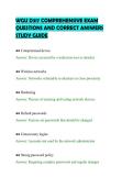 WGU D317 COMPREHENSIVE EXAM&NewLine;QUESTIONS AND CORRECT ANSWERS&NewLine;STUDY GUIDE